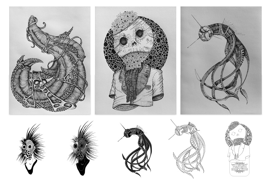 dark raylight sketchs